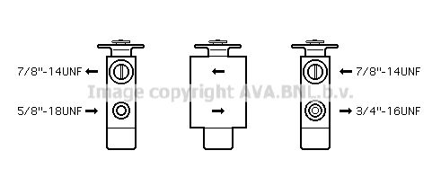 AVA QUALITY COOLING išsiplėtimo vožtuvas, oro kondicionavimas MS1101